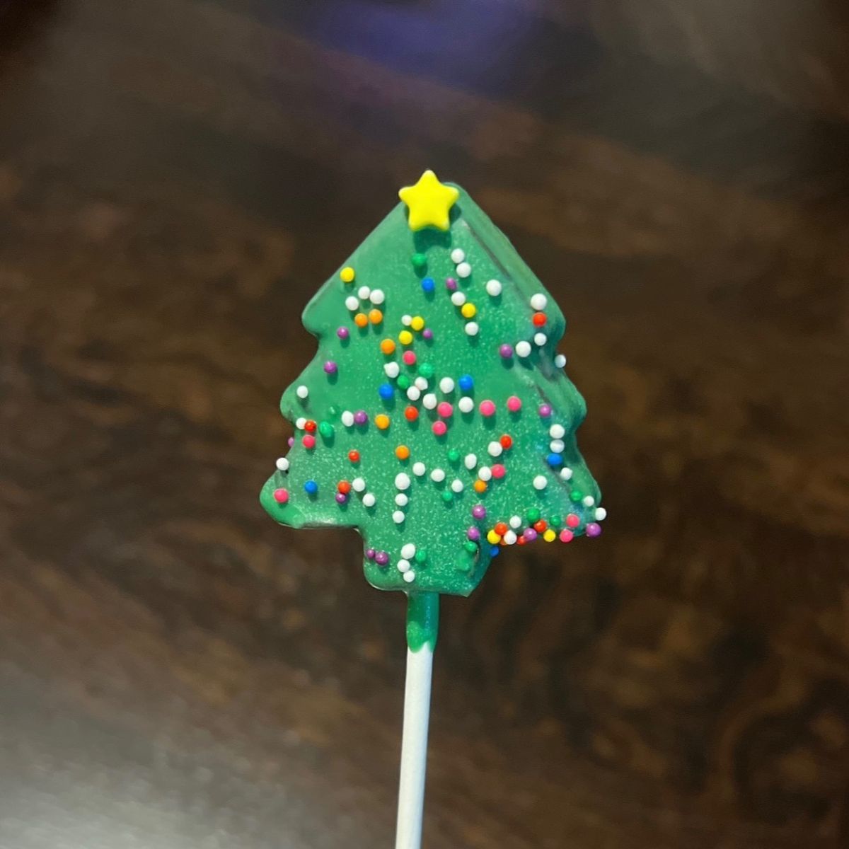 Christmas Tree Cake Pop