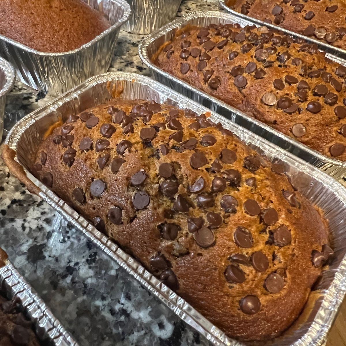 Mini Pumpkin Bread with Chocolate Chips