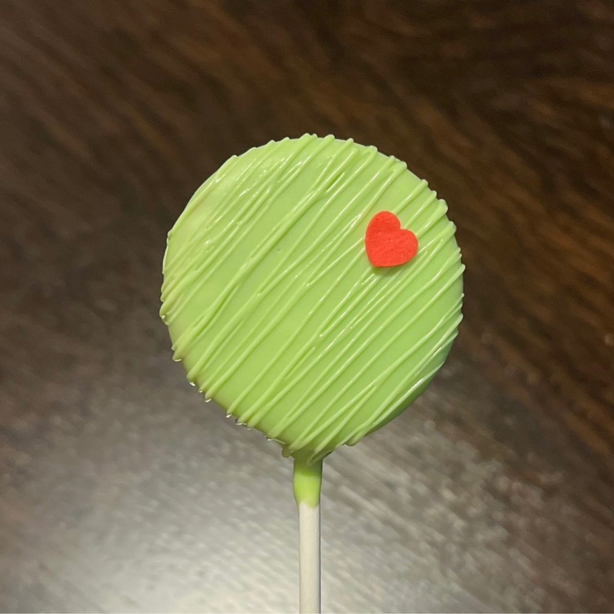 Grinch Cake Pop