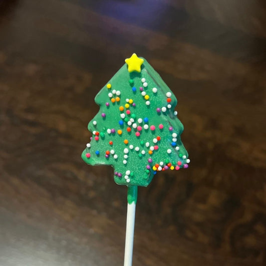Christmas Tree Cake Pop