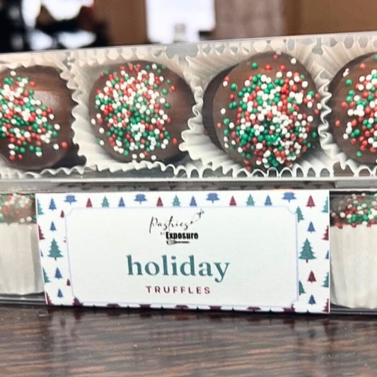 Oreo Truffles With Christmas Sprinkles - 1 Dozen