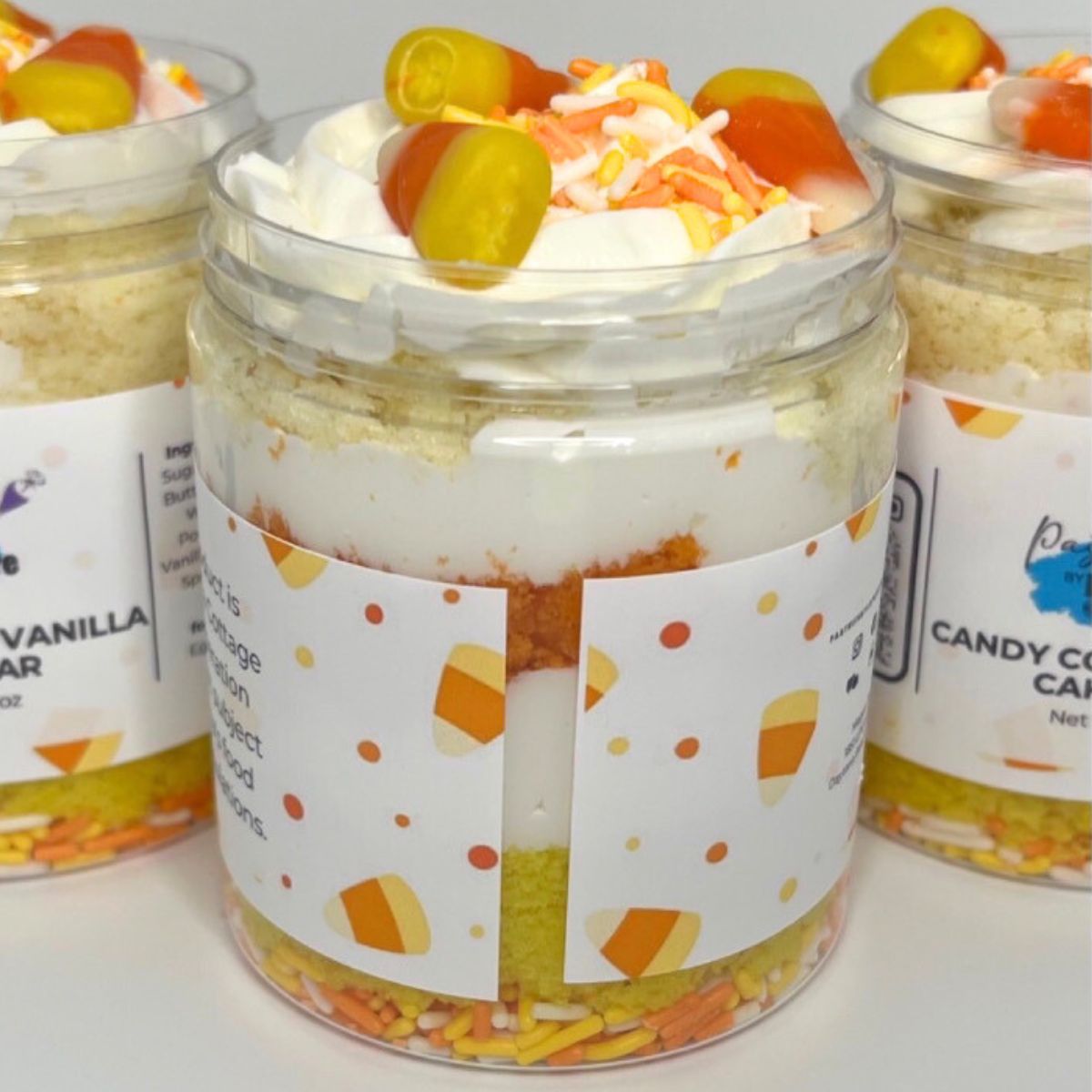 candy corn cake jar